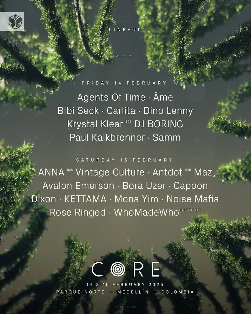 Lineup Core Medellín 2025