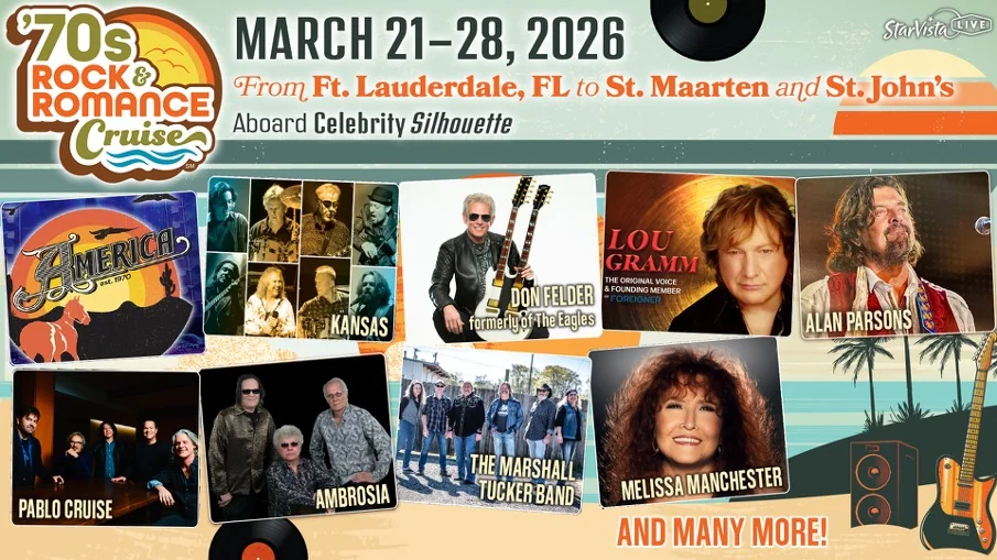 Lineup '70s Rock & Romance Cruise 2026