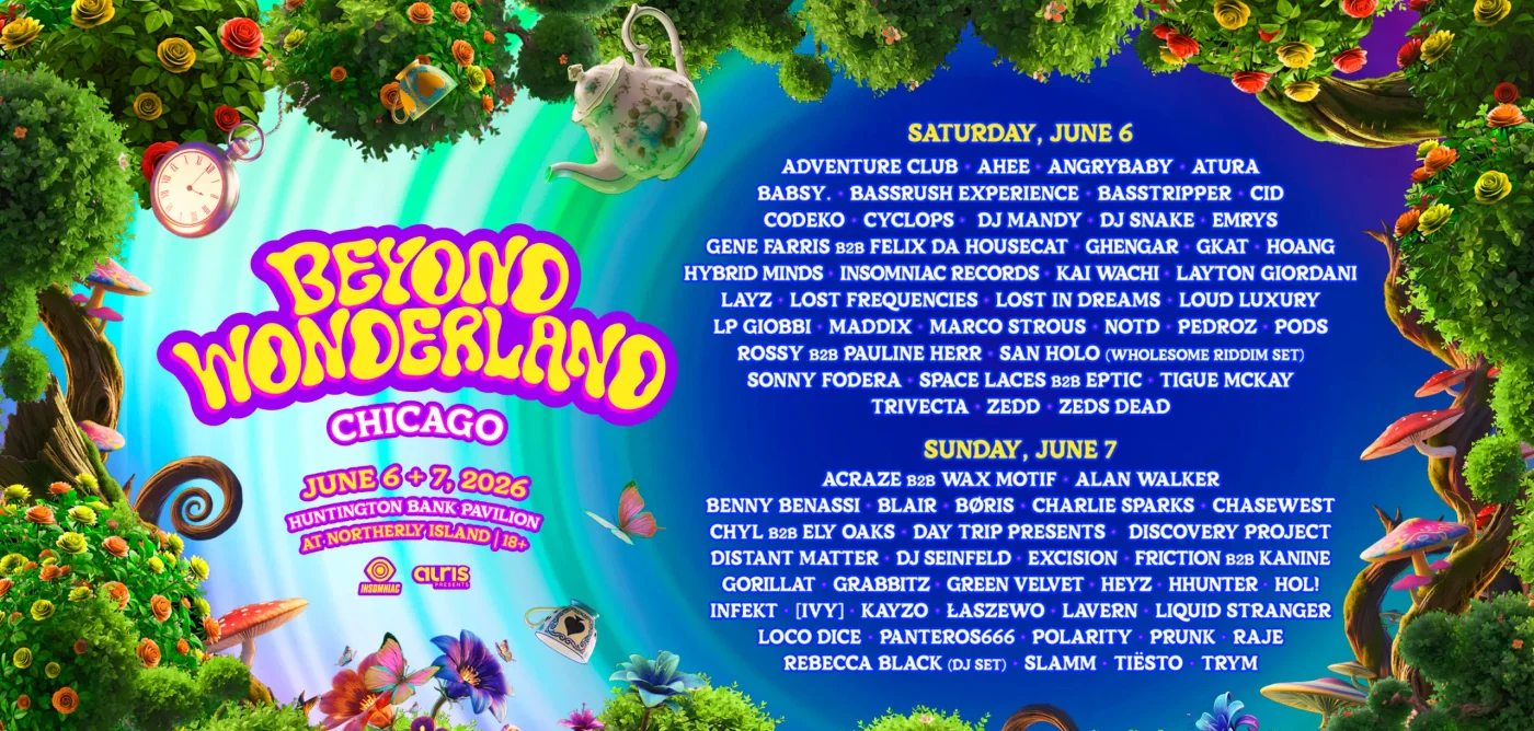 Lineup Beyond Wonderland Chicago 2026