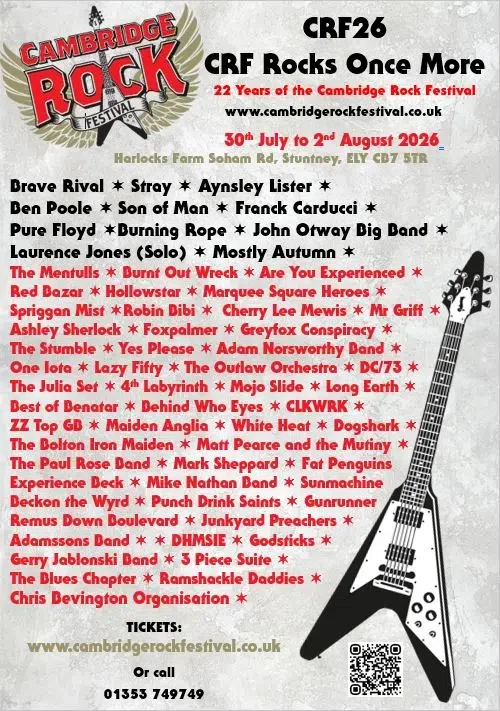 Cambridge Rock Festival 2026