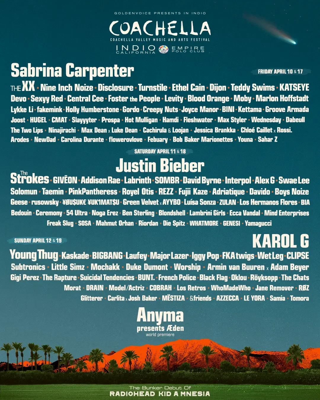 Coachella 2026 (Weekend Two)