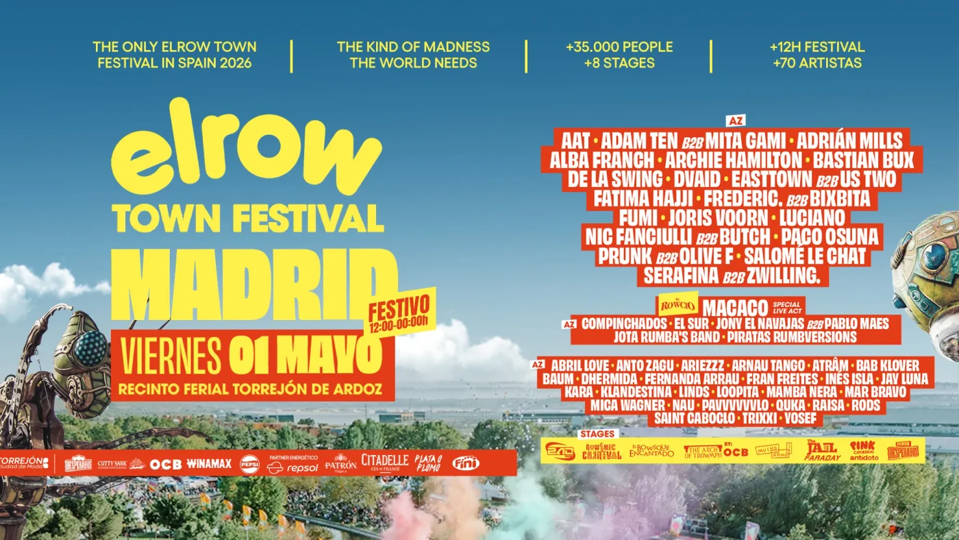 Lineup Elrow Town Madrid 2026