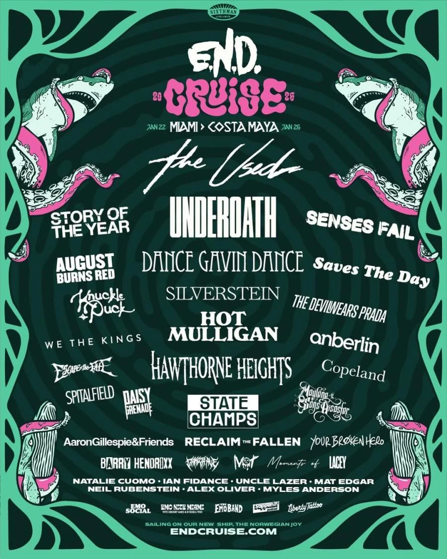 Lineup E.N.D. Cruise 2026