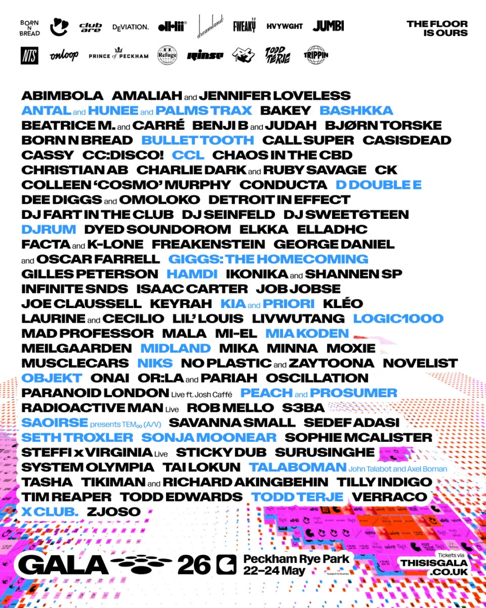 Lineup Gala Festival 2026
