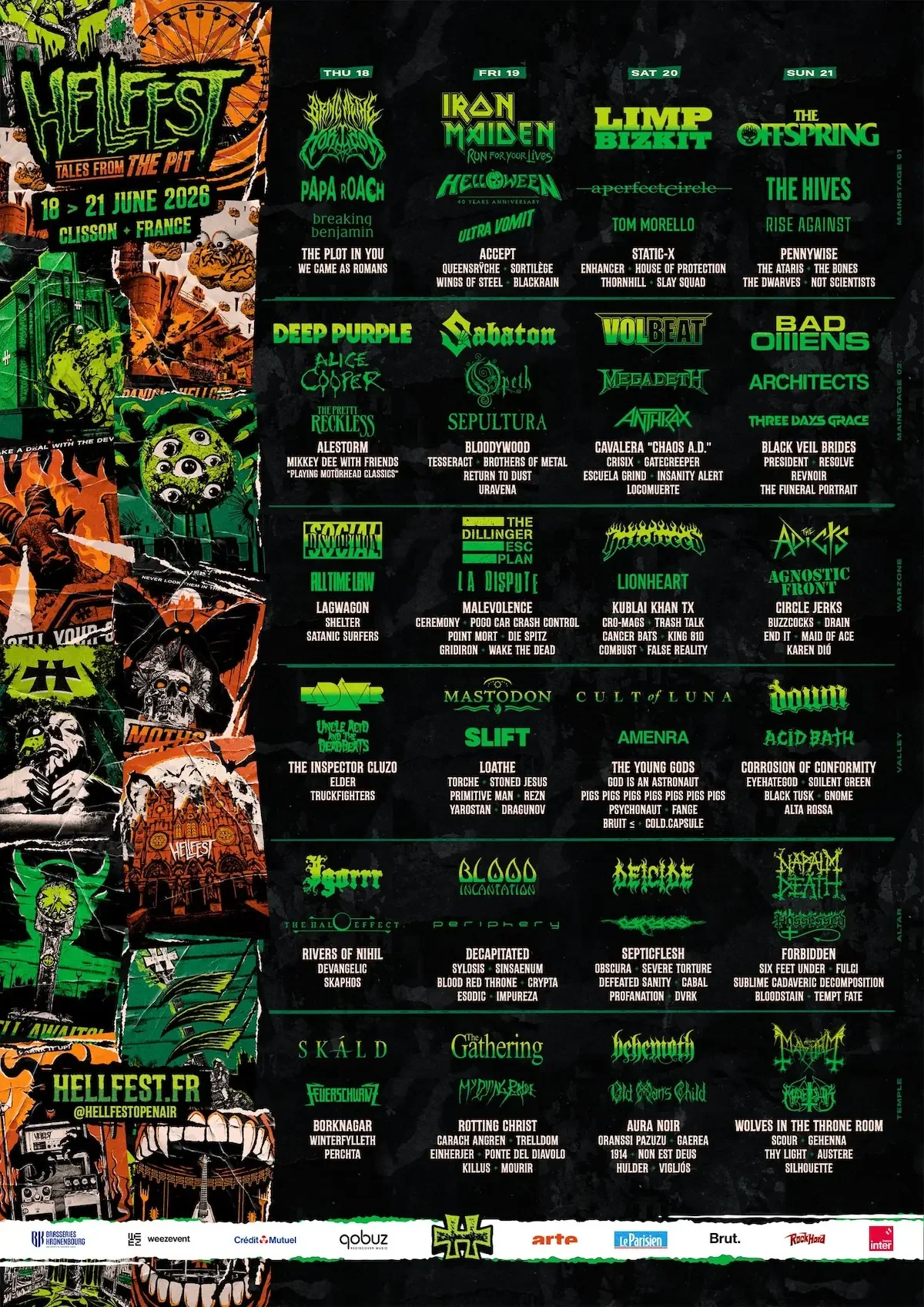 Lineup Hellfest 2026