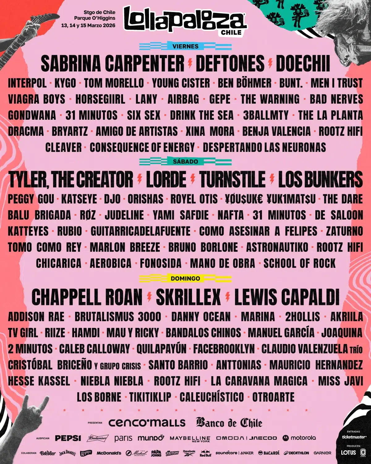 Lollapalooza Chile 2026