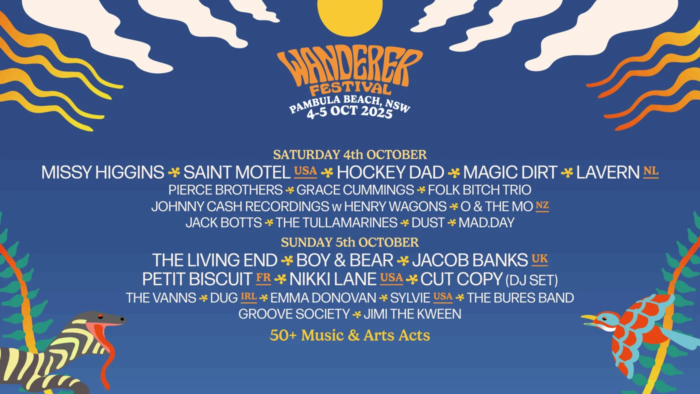 Lineup Wanderer Festival 2025