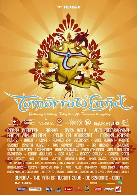 Lineup Tomorrowland 2005