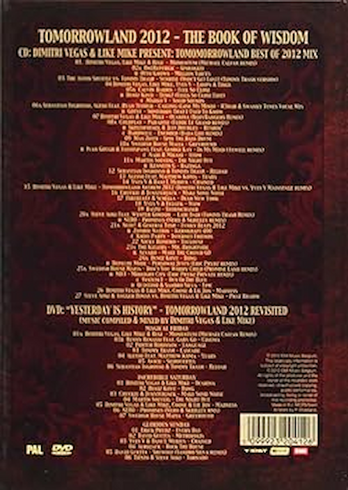 Lineup Tomorrowland 2012